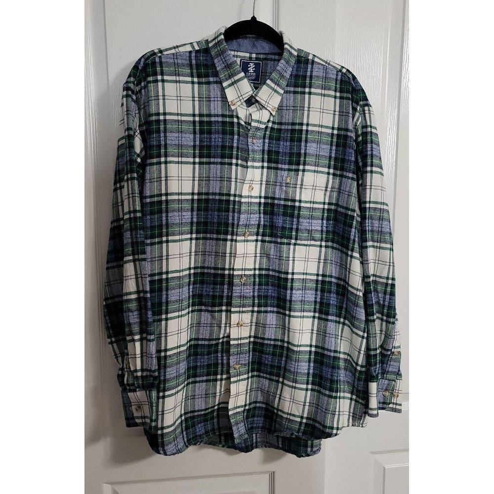 IZOD Long Sleeve‎ Button Up Flannel size XL